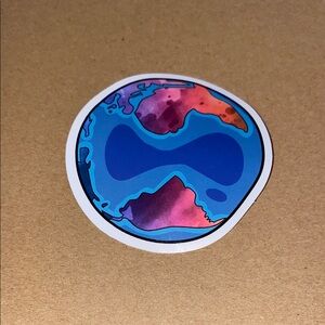 🌈20/$12🌈 Colorful Earth Sticker